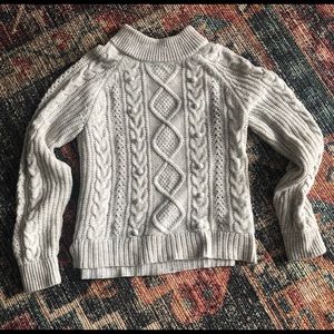 JCrew Cable Knit Sweater